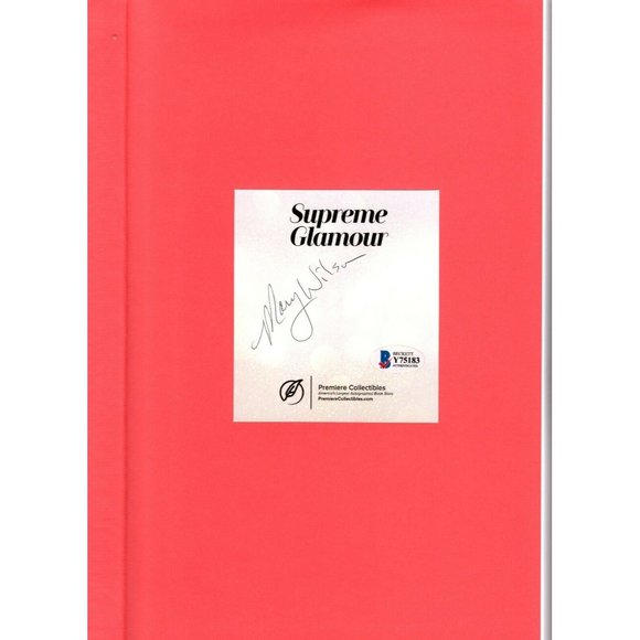 Mary Wilson Signed Supreme Glamour Hardcover Book Beckett Autographed Bookplate - Picture 4 of 10
